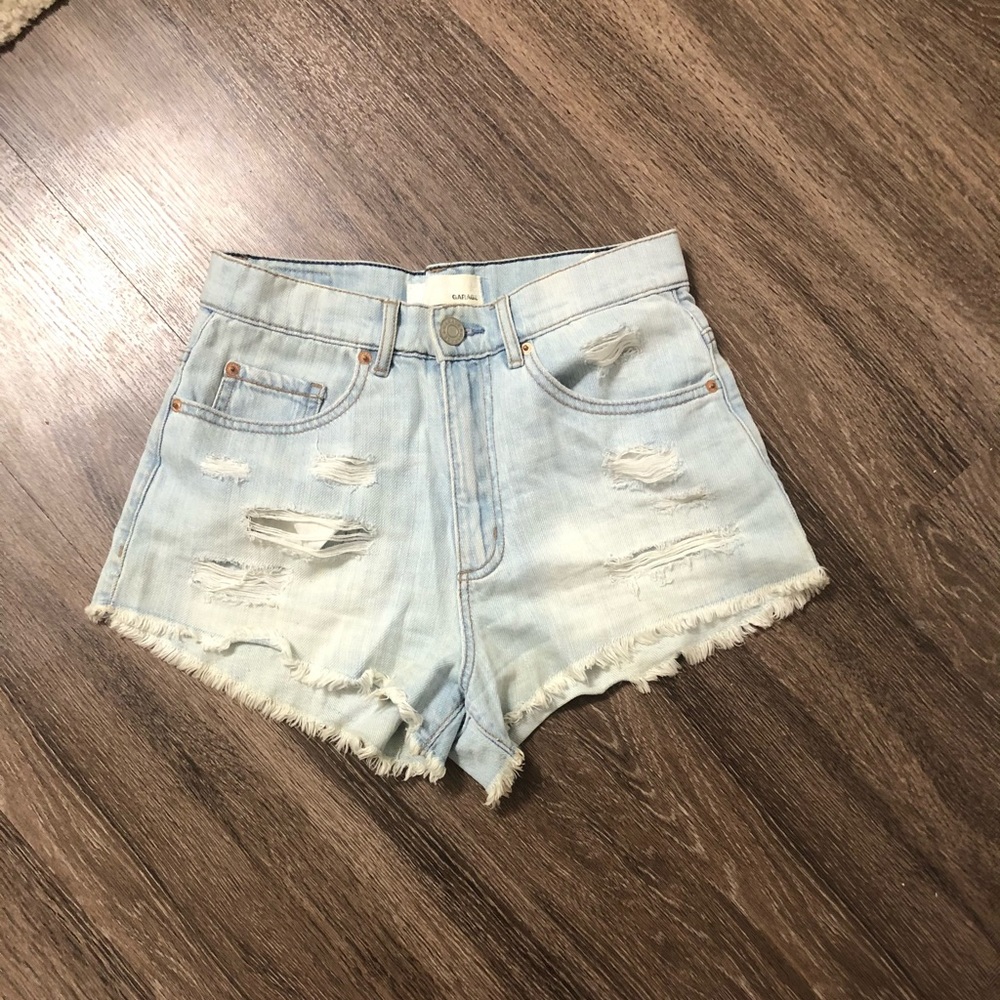 Garage High Wasted Jean Shorts